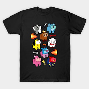 Among Us BT21 BTS T-Shirt